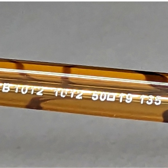 Burberry Vintage Half Rimless Eye Glasses with Case -Authentic - Picture 8 of 8